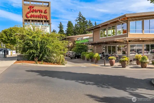 Beloved local grocery store Town & Country is just around the corner—everything you need is within easy walking distance.