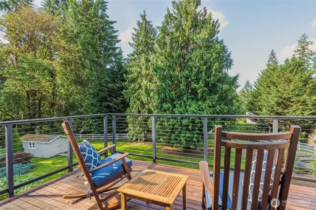 Deck off of bonus room