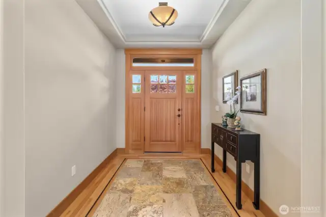 A welcoming entry for guests!