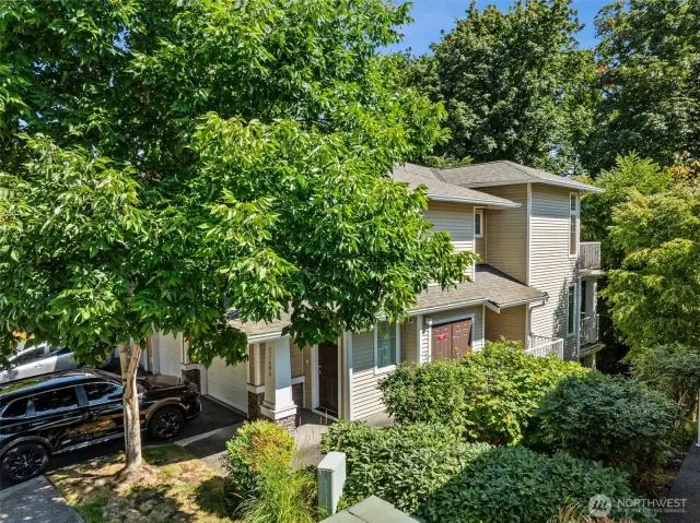 With tons of treed greenspace surrounding the home, the privacy - and serenity abound!