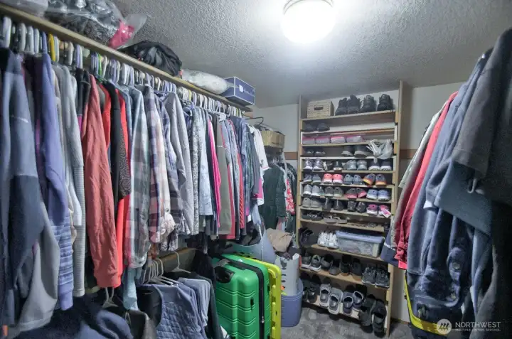 Primary closet.