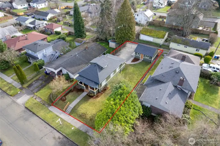 Large lot with great sized yard