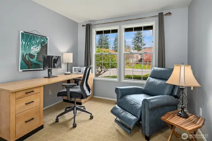 Mainfloor office has a closet and thus could be a bedroom