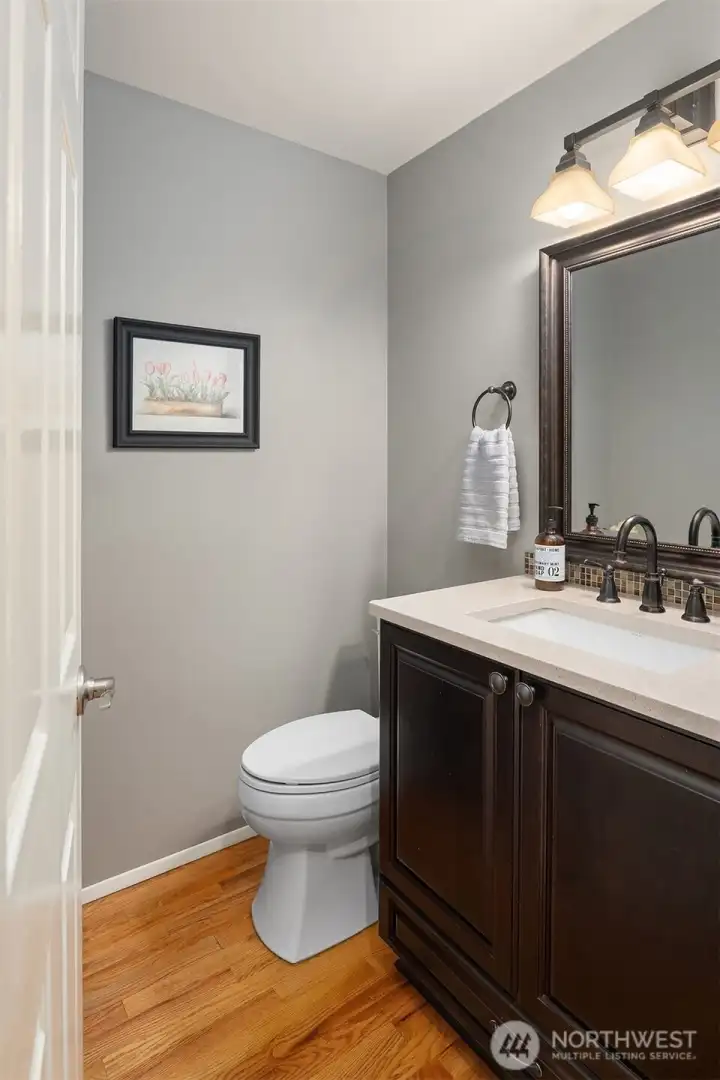 Main floor powder room