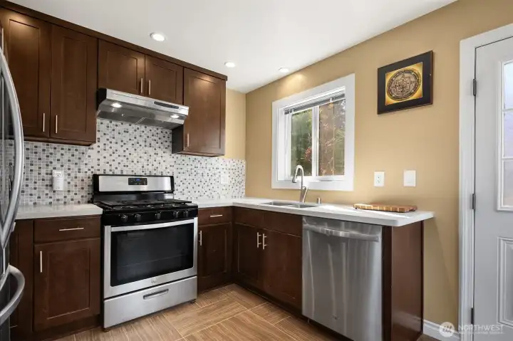 Thoughtfully updated kitchen.