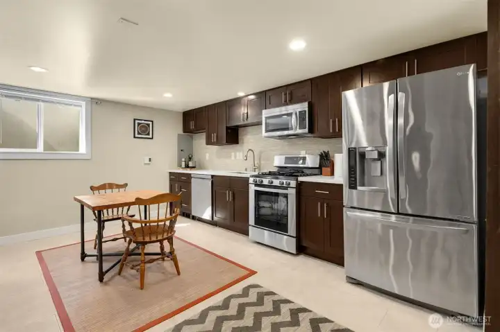 Not your average MIL suite- This kitchen is spacious with quality finishes.