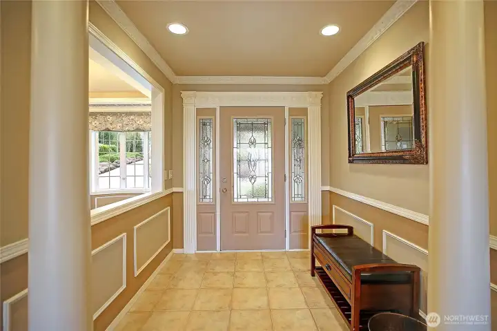 A luxurious entrance awaits and sets the tone for everything that will follow.