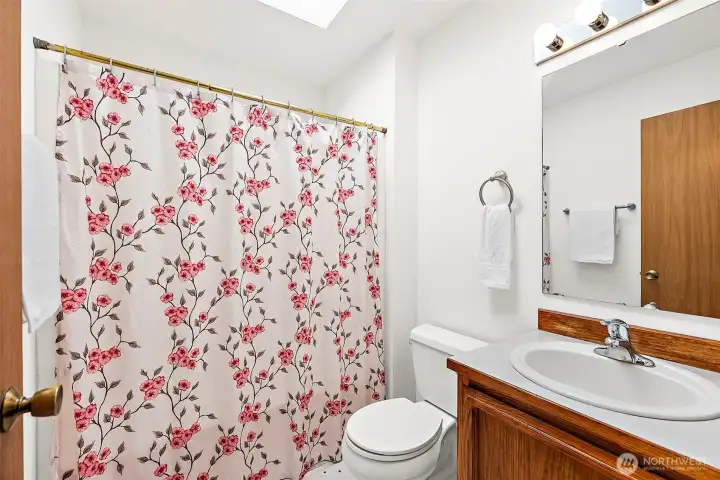 Hallway bathroom