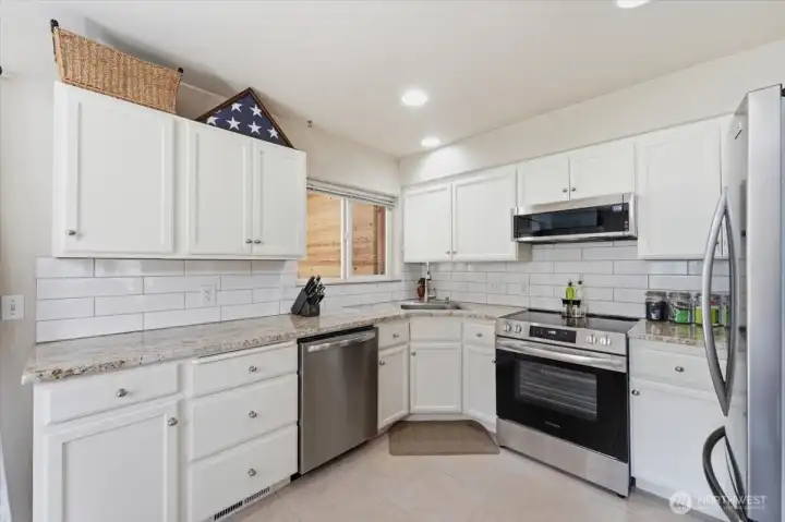 Updated kitchen. All appliances stay.