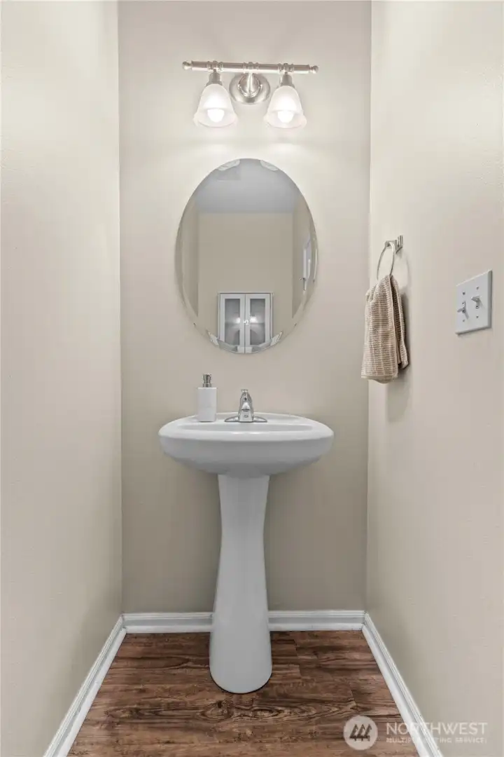 downstairs half bath