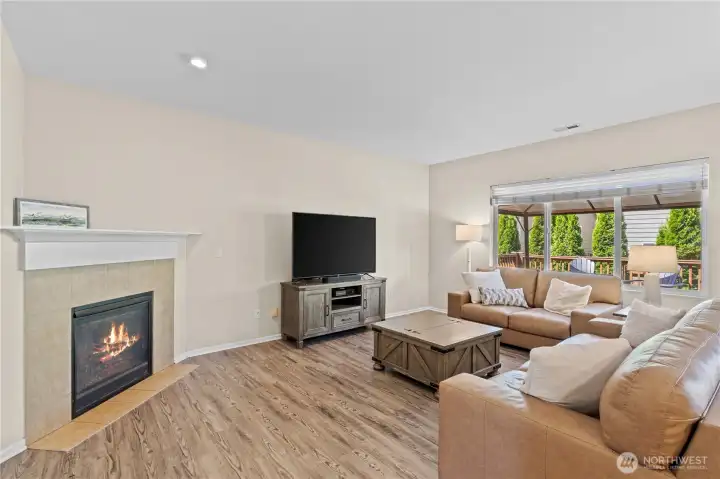 Nice size living room