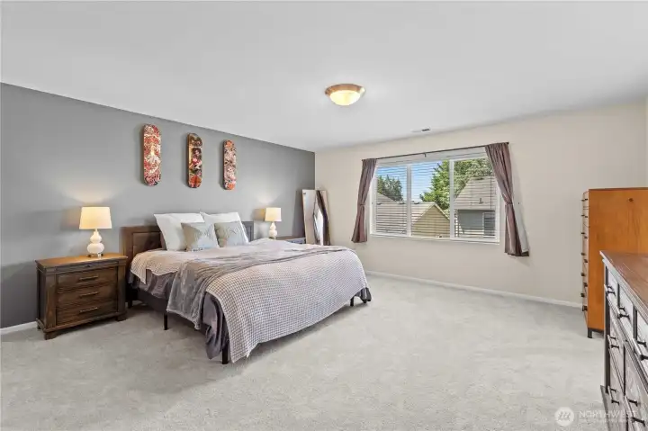 Large Primary Bedroom on 2nd level