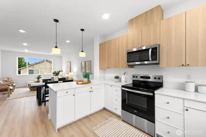 Pictures of model home.