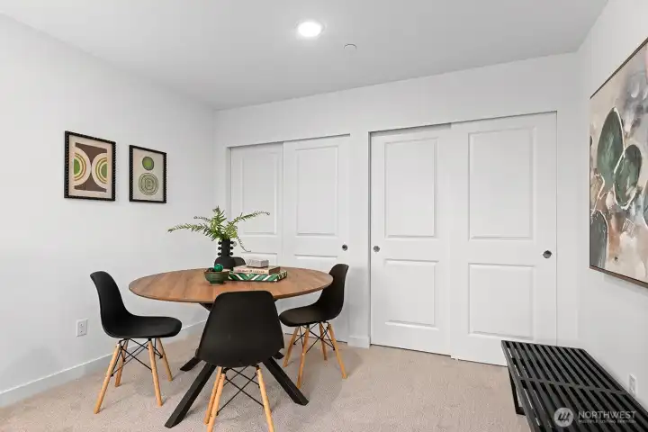 Pictures of model home.