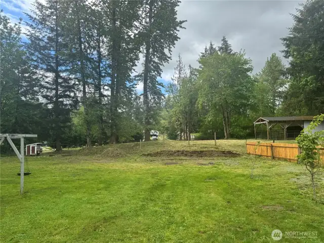 Room for a large garden, this property has homesteading vibes