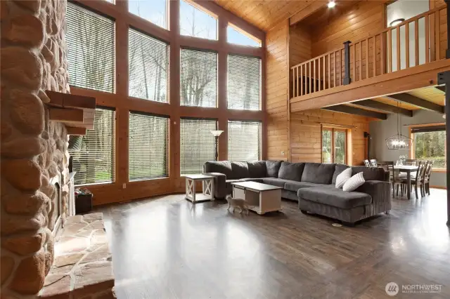 Huge windows with custom new blinds
