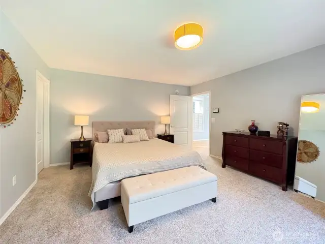 Very Spacious Primary Bedroom on Main Floor