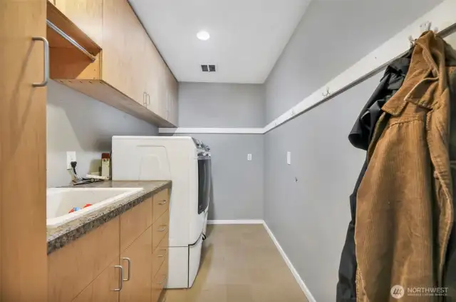 Utility room in Garage.