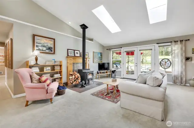 Wood Stove for those chilly nights.
