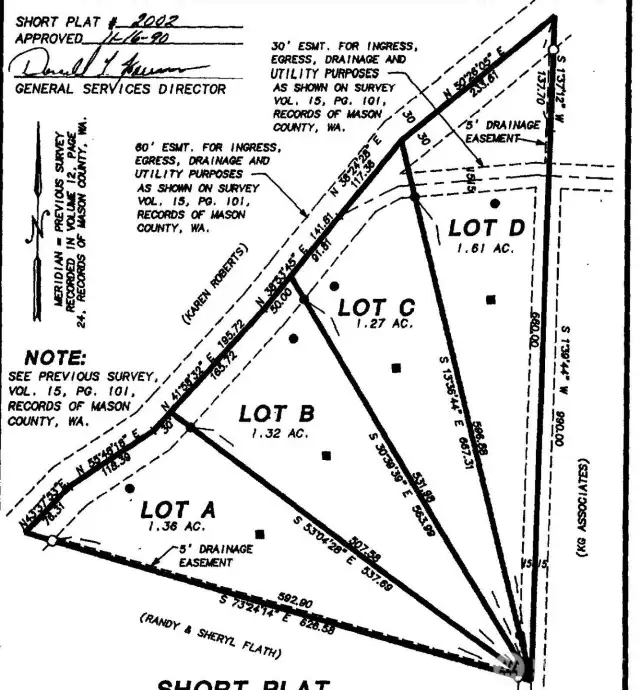 Mason County Short Plat No. 2002