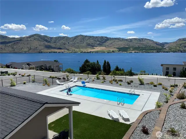 Community Pool with a Viiew