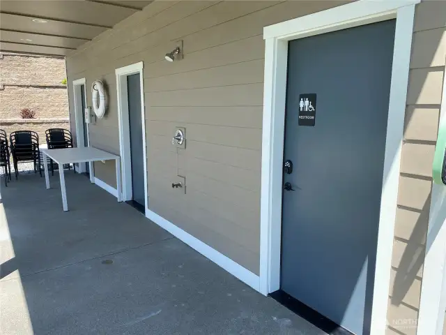 Community Pool with outdoor shower and restrooms!