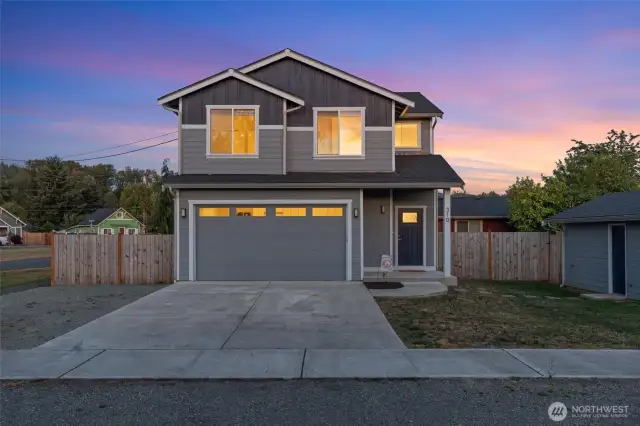Spacious two-car garage provides secure parking, extra storage, and room for your gear or hobbies.