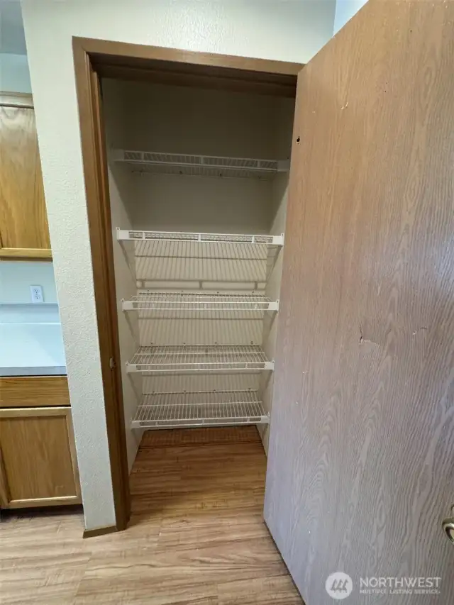 There is even pantry space!