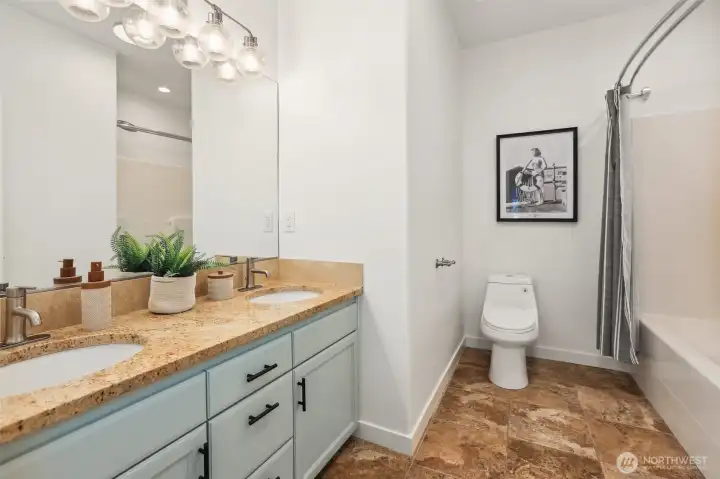 Main bathroom 2 second floor bedrooms.