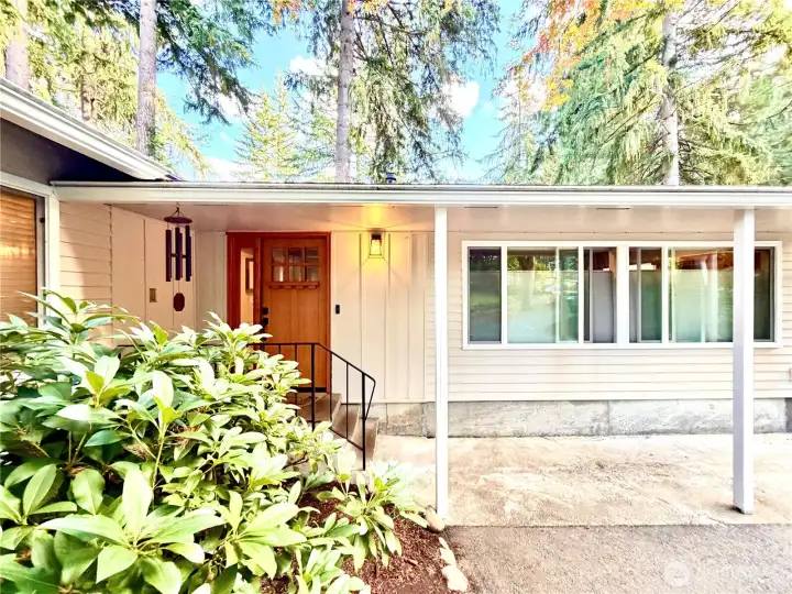 Classic mid-century curb appeal with updated touches