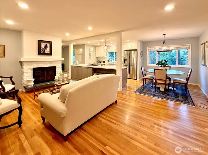 spacious living room with lots of natural light