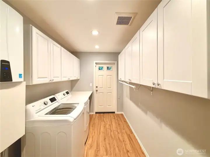 Huge laundry room