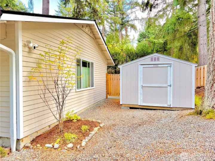 A shed as well