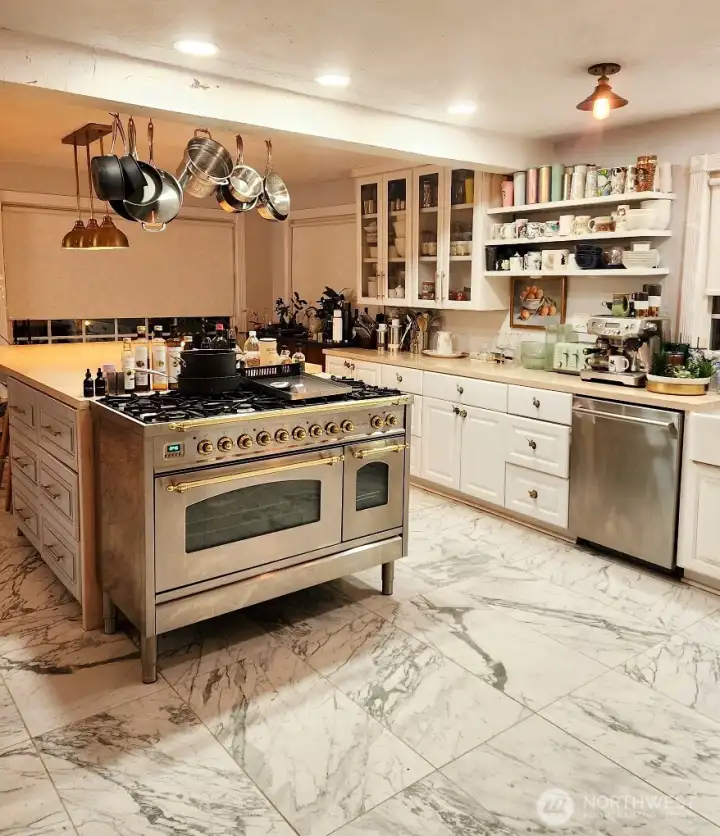 Custom gas range stove