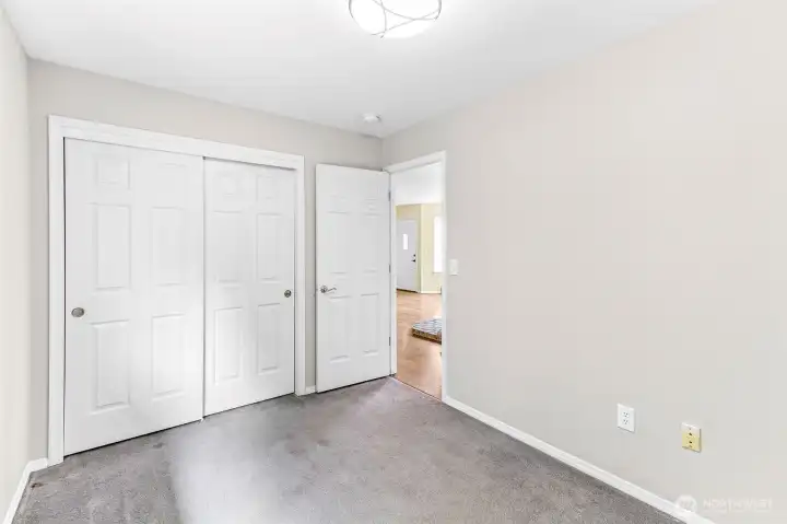 Bedroom 2 on opposite end of home from primary