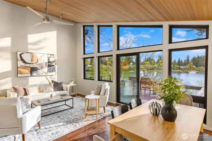 All on one level, this home has an efficient and open floor plan with an abundance of natural light.