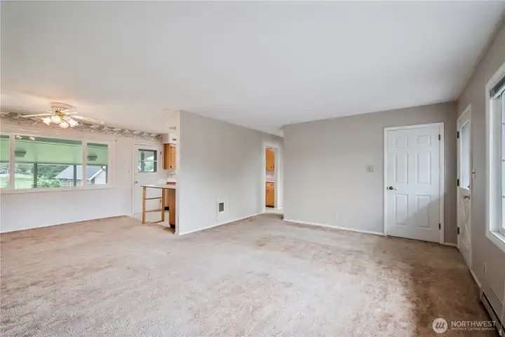 Living Room & Dining Room