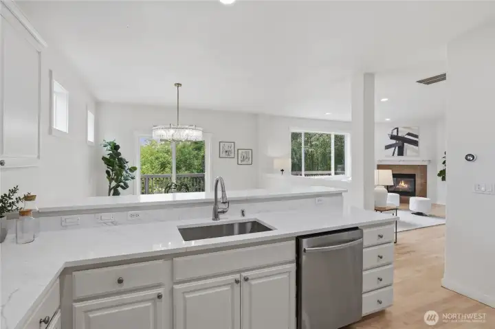 Kitchen with breakfast nook Kitchen with breakfast nook
