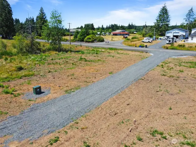 Entrance to the property (Summer)