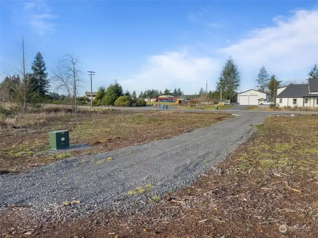 Entrance to the property (Winter)