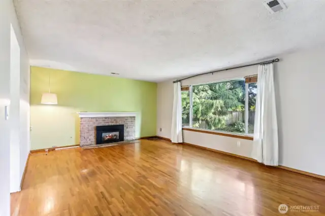 Beautiful hardwood floors throughout the upper level