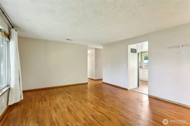Beautiful hardwood floors throughout the upper level