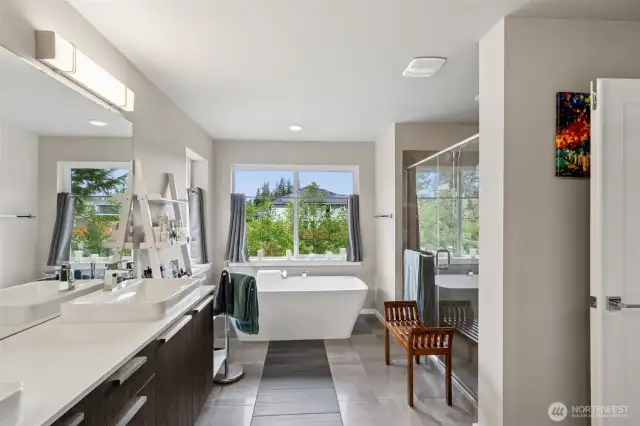 Oversized shower too