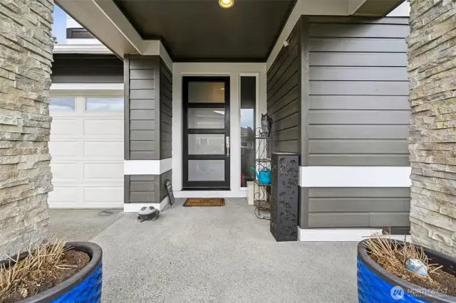 Generous front porch