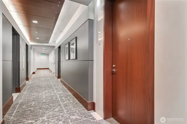 Entry door - solid wood
