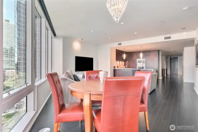 Open floor plan concept