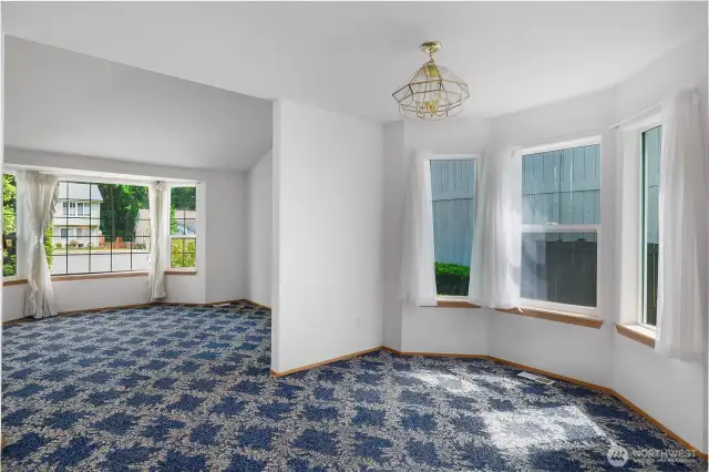 Dining room looking to living room