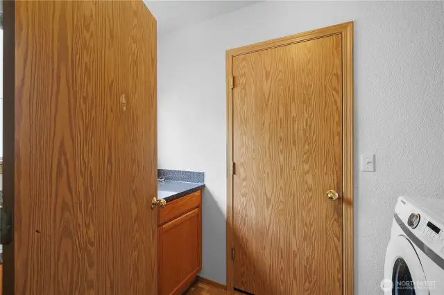 Private utility / Laundry room on 1st floor