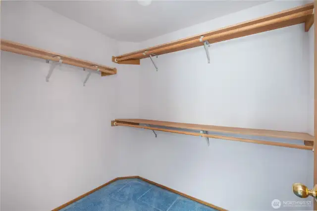 Spacious Walk-in closet