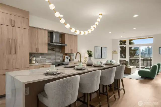 Sophisticated open-concept main floor with stunning dining and living zones—perfect for entertaining or quiet evenings at home.
